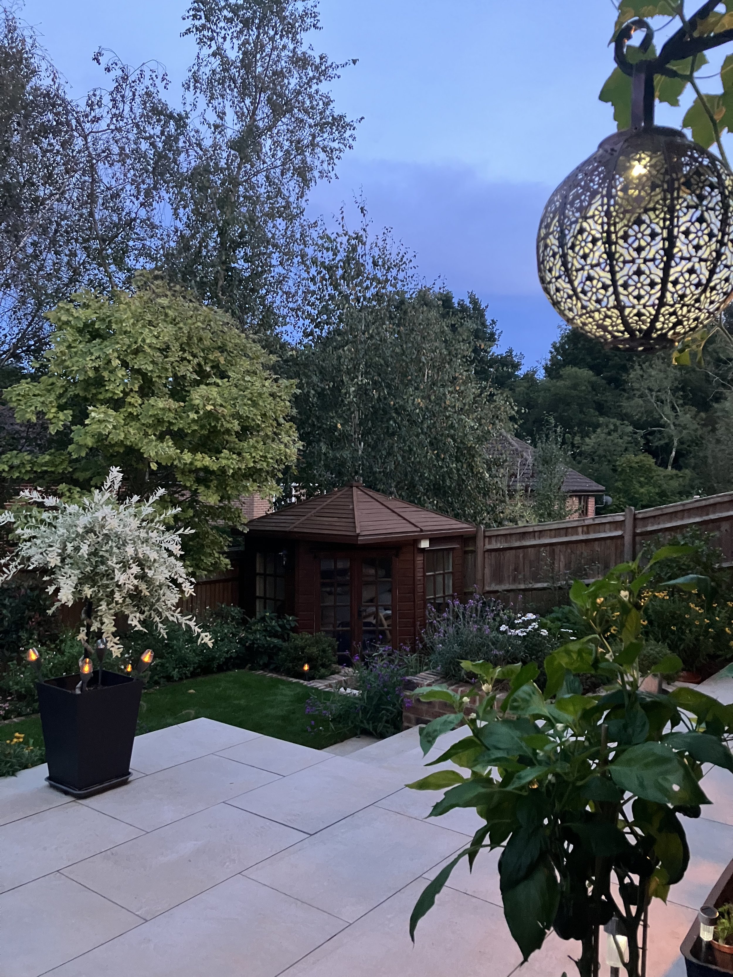 Porcelain patio installation in East Sussex by AG Home & Gardens