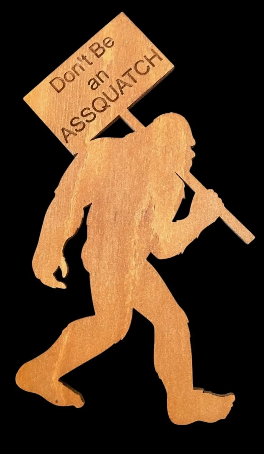 Single layer ornament or magnet made in Colorado USA. Fully customizable.