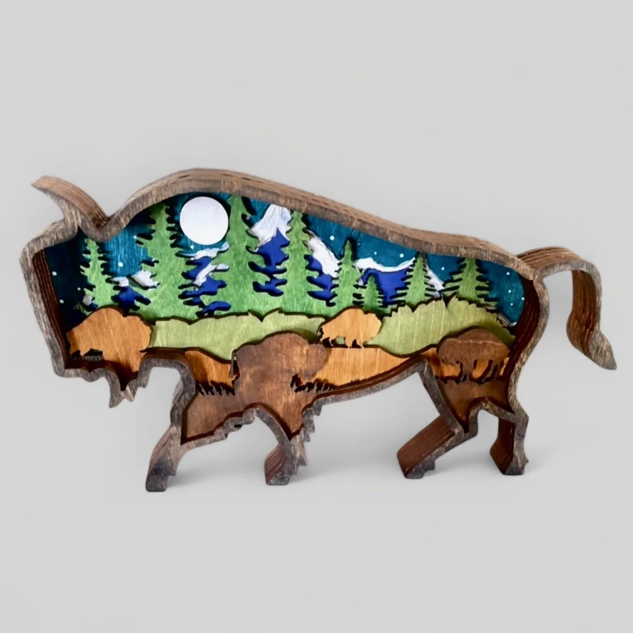 Scenic Mountain Buffalo. Available in two sizes.