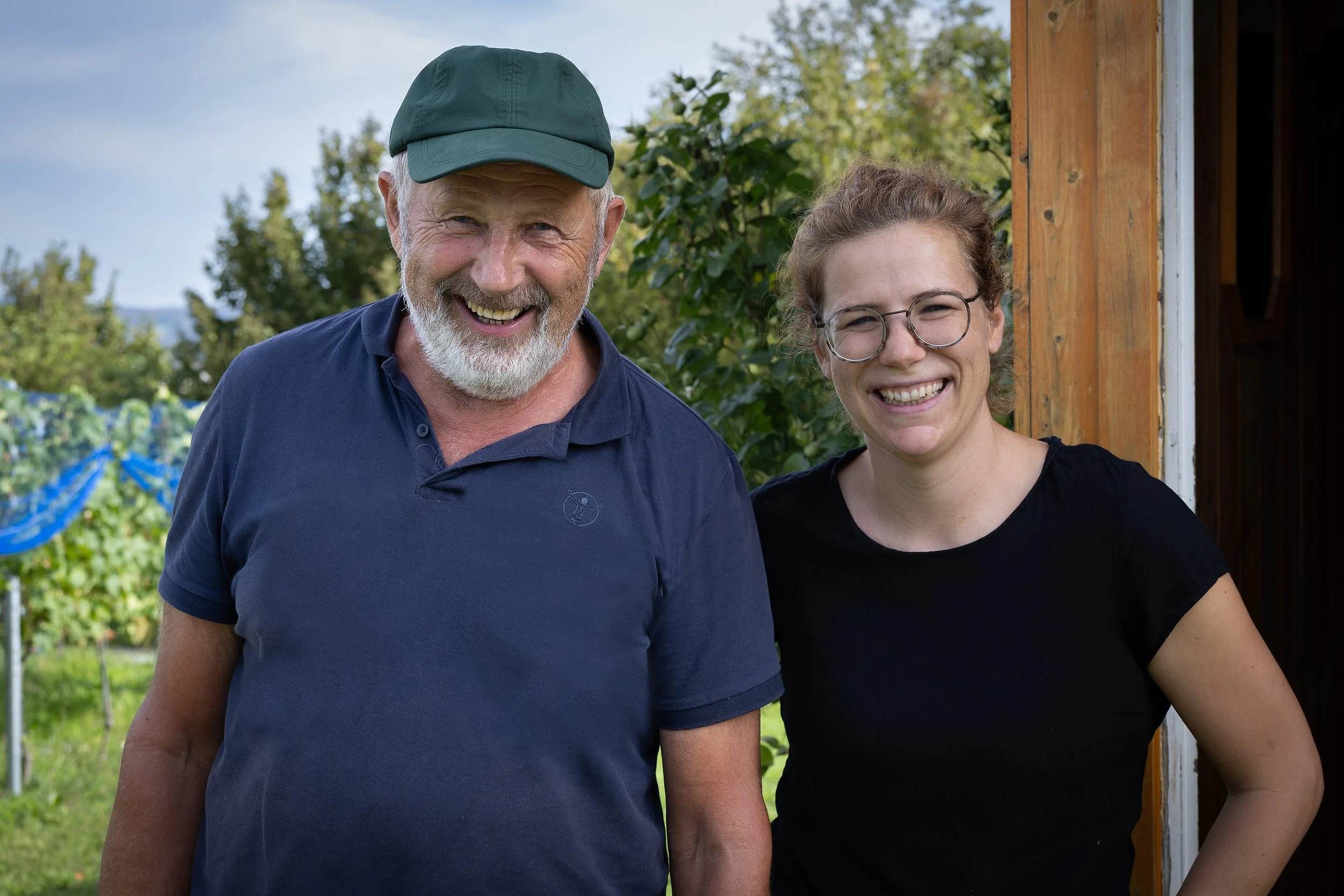 Weinbauern Vater und Tochter im Thurgau, Triboltingen
