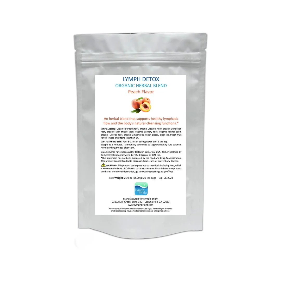 Lymph Detox Tea- Peach
