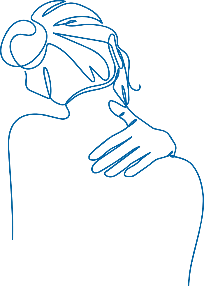 Woman with back pain