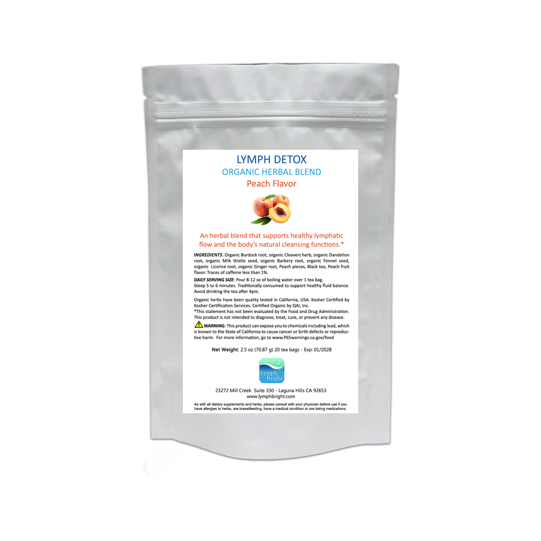 Lymph Detox Tea- Peach