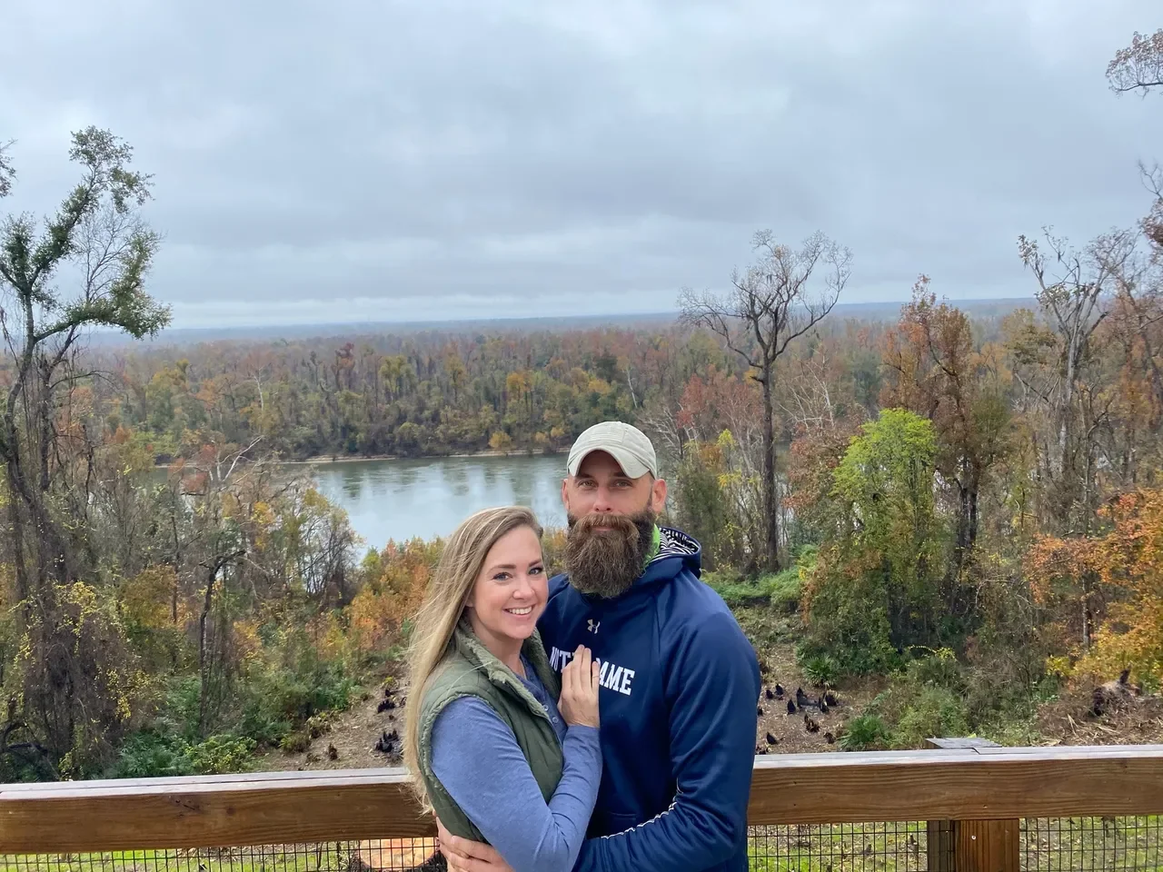 On our return visit in December.