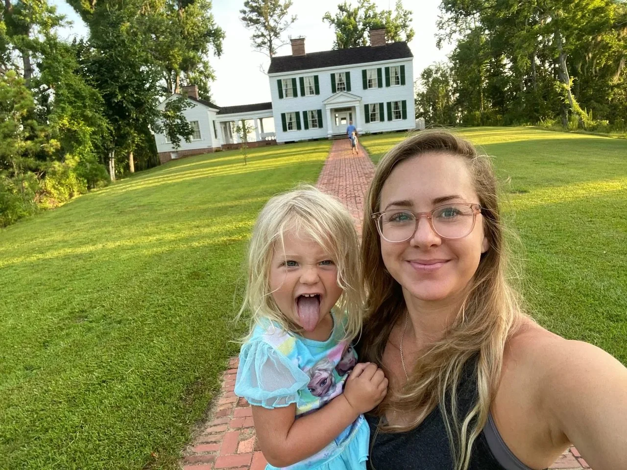 Evie with her best camera face.