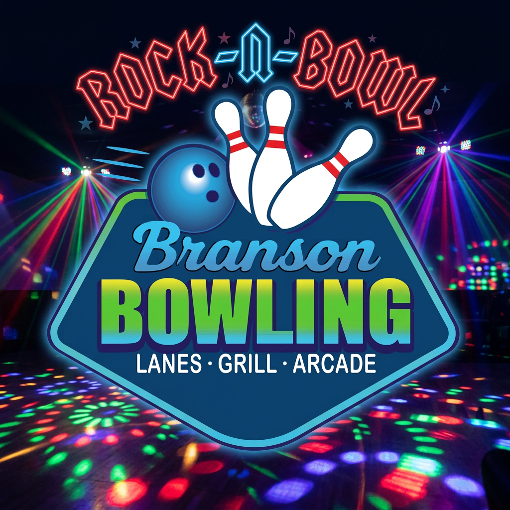 Branson Bowling, bowling, rainy day fun, rock-n-Bowl, arcade, grill, cheap bowling, branson family fun,