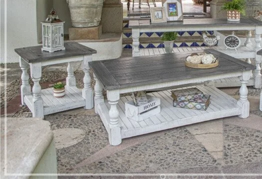 Stone Cocktail & End Table