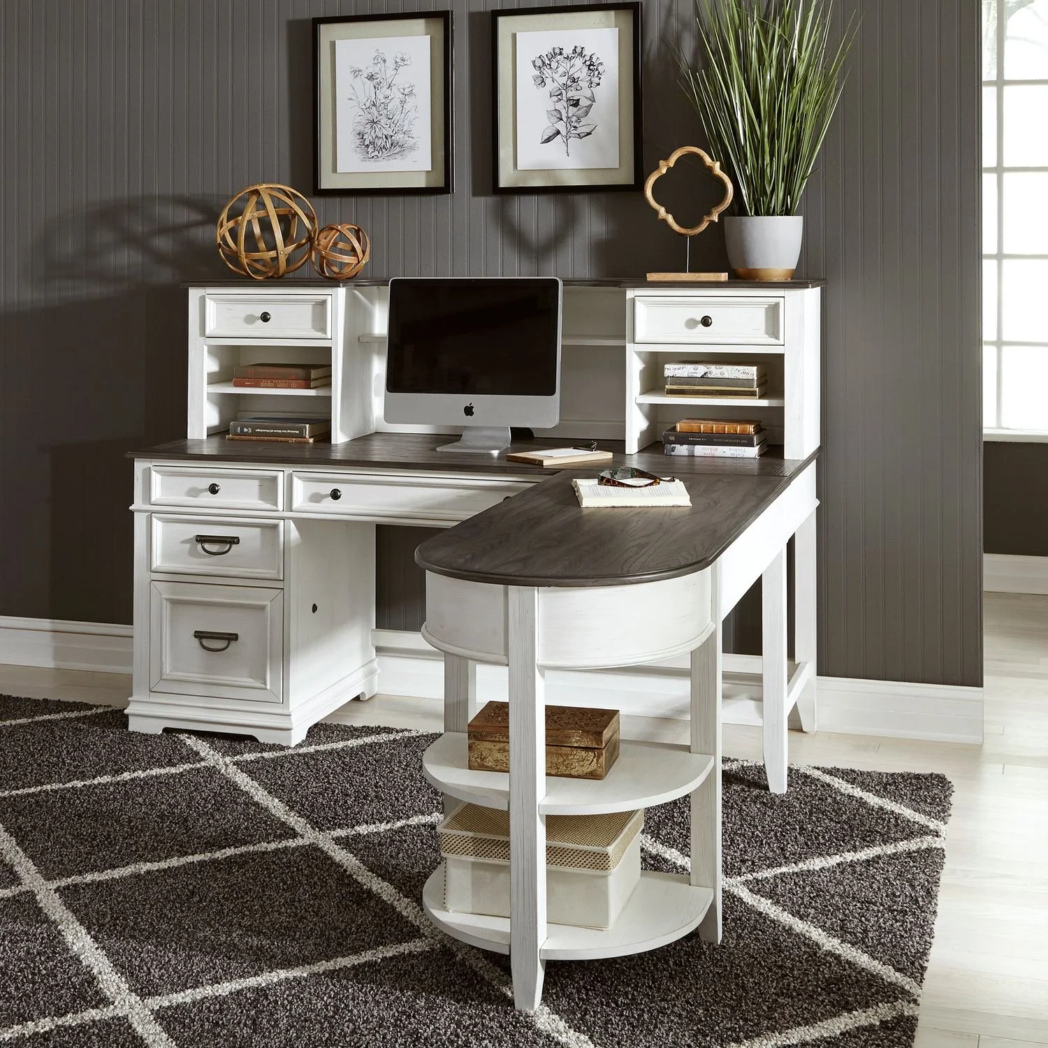 Allyson Park L Shaped Desk