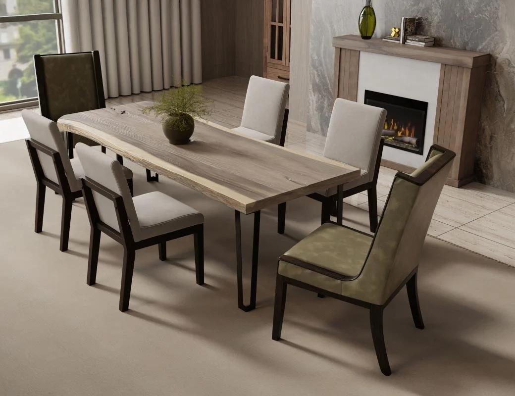 Natural Parota Live Edge Dining Collection