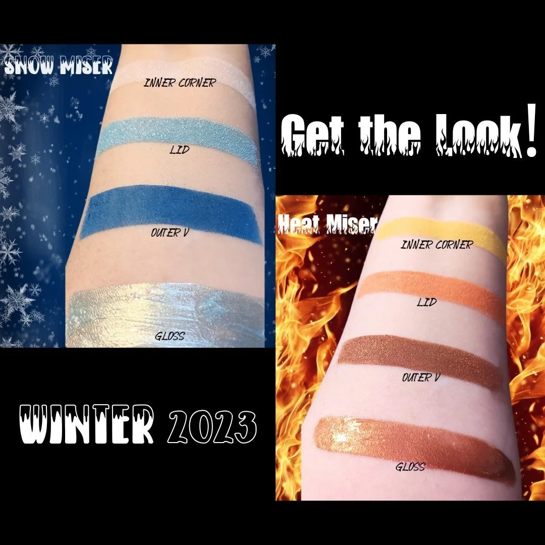 Sneak peek #1
New for the holidays - Apocalyptic Beauty&rsquo;s first &ldquo;Get the Look&rdquo; sets are here! &ldquo;Get the Look&rdquo; sets will bundle coordinated products to curate a full unique look. 

Exclusive for Winter 2023, the Snow Miser