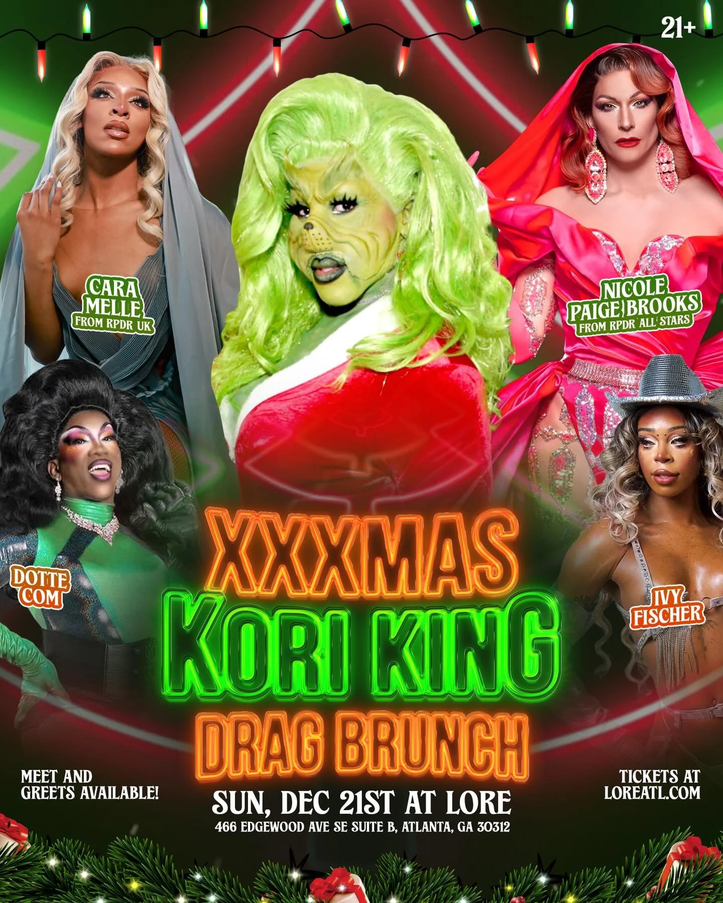 Tables are going fast for our upcoming XxXmas Brunch with special guest @koriking - don&rsquo;t miss it!!