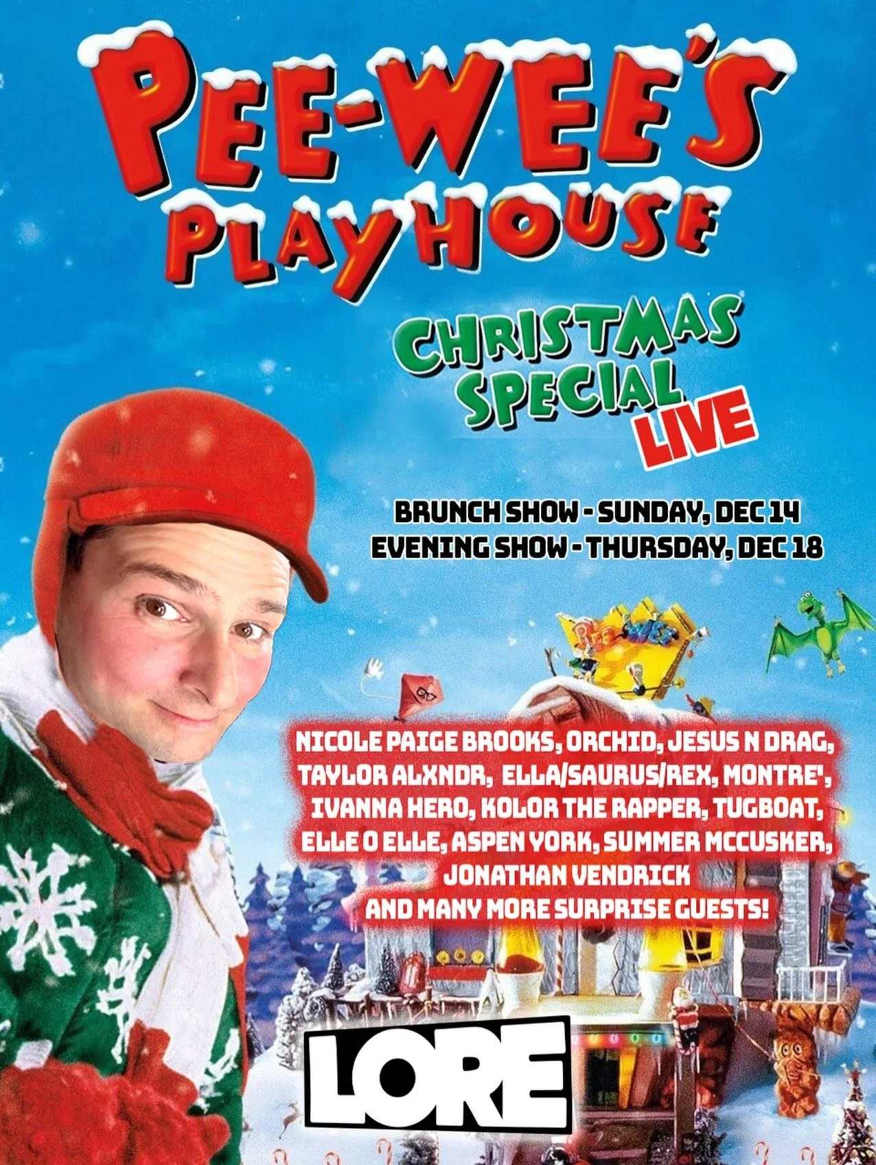 These Pee Wee shows are moving fast! 🎄 Don&rsquo;t miss your chance to celebrate the holidays in our Playhouse!