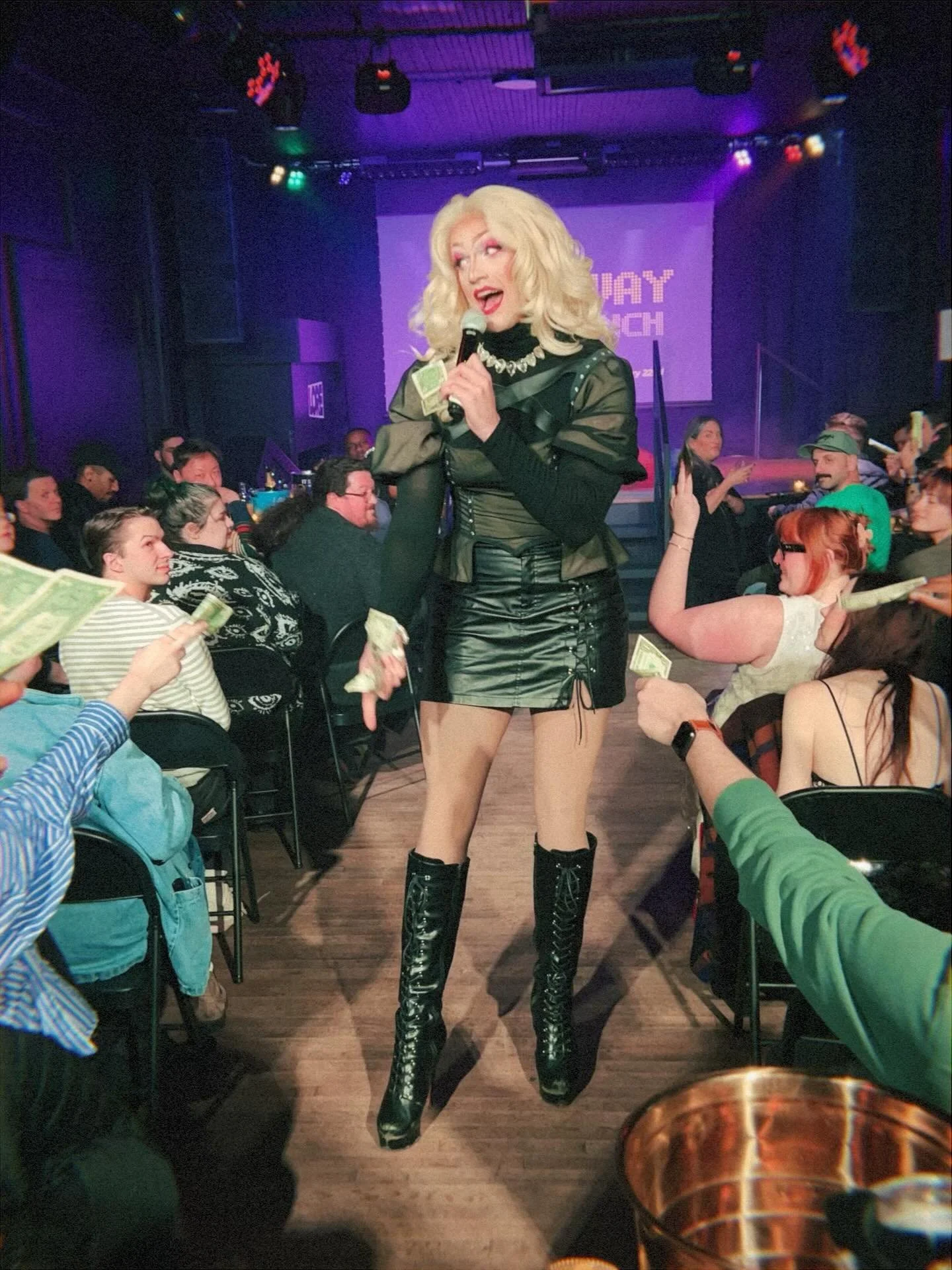 Join us for an intimate cabaret or brunch show experience like no other! 🍸 We&rsquo;ve got so much great drag, burlesque and comedy this week! Table reservations available at the l!nk b!0