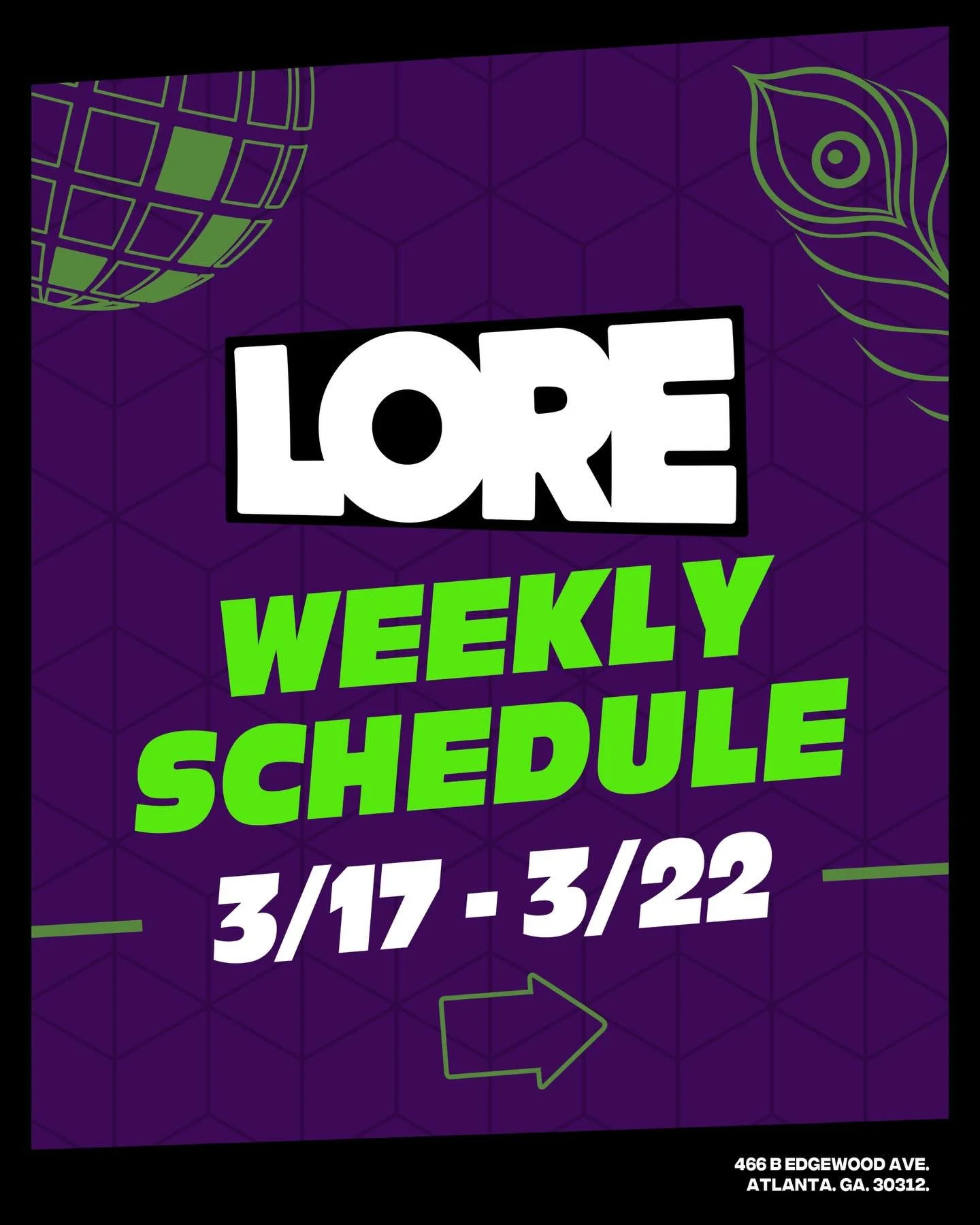 Pizza party, Goth Night, Lore of the Rings, Muppets, Y2K, Devil Wears Prada and more this week!