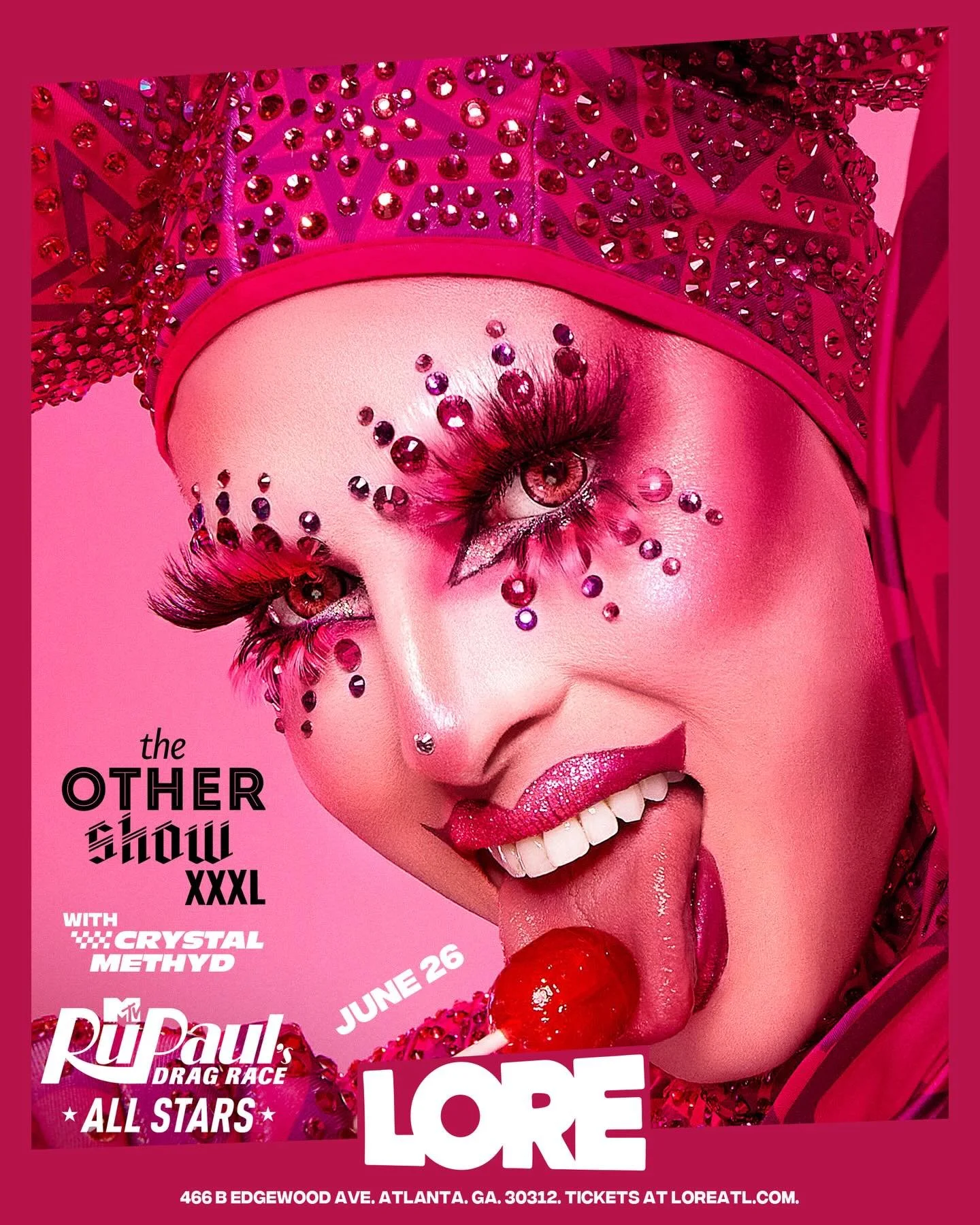 Checkers anyone? 🍭 The Other Show XXXL returns with  @crystalmethyd who&rsquo;s currently sweeping the competition on RuPaul&rsquo;s Drag Race All Stars! Cast announcements soon 💕 This will s3ll 0ut!