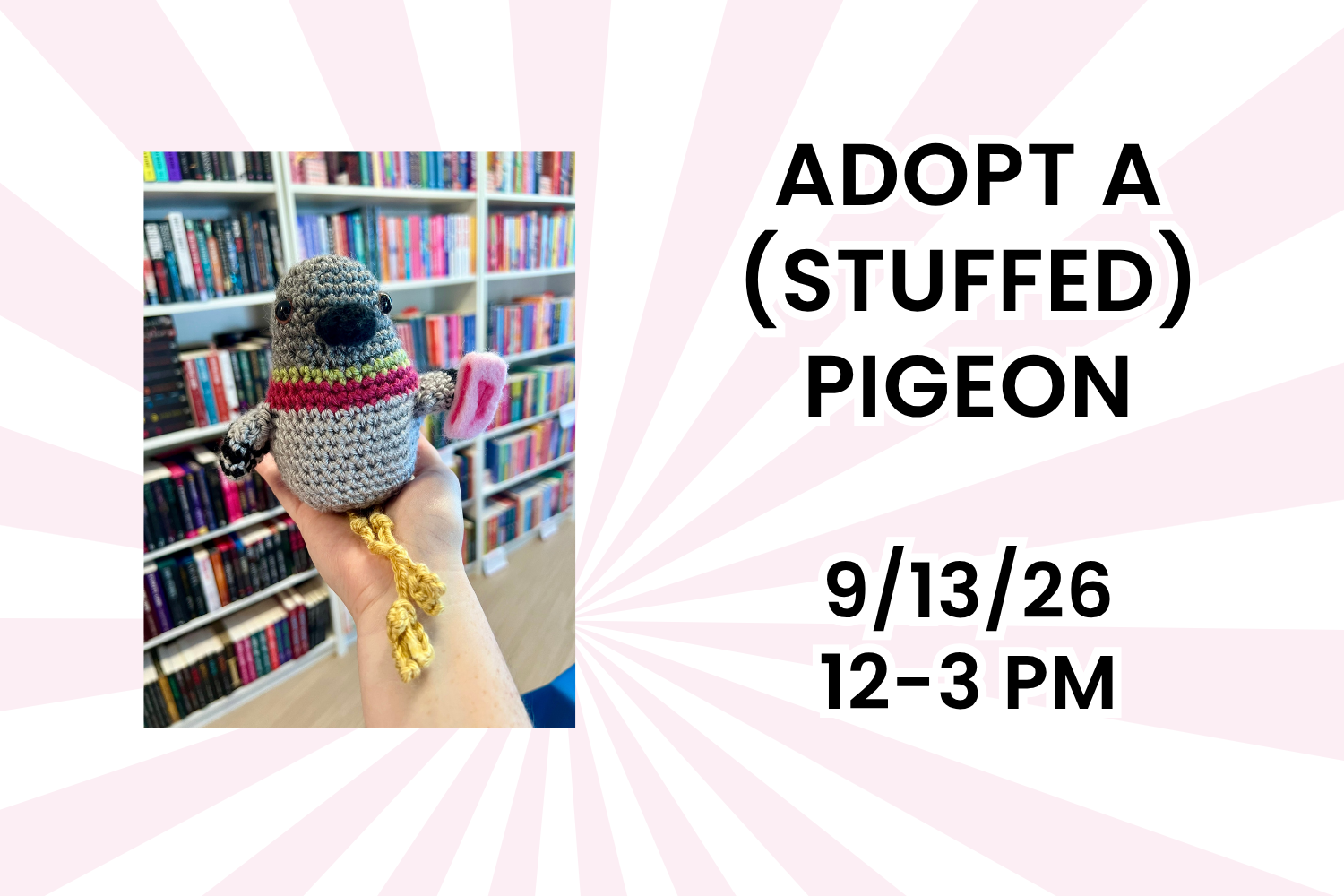 Adopt a (Stuffed) Pigeon