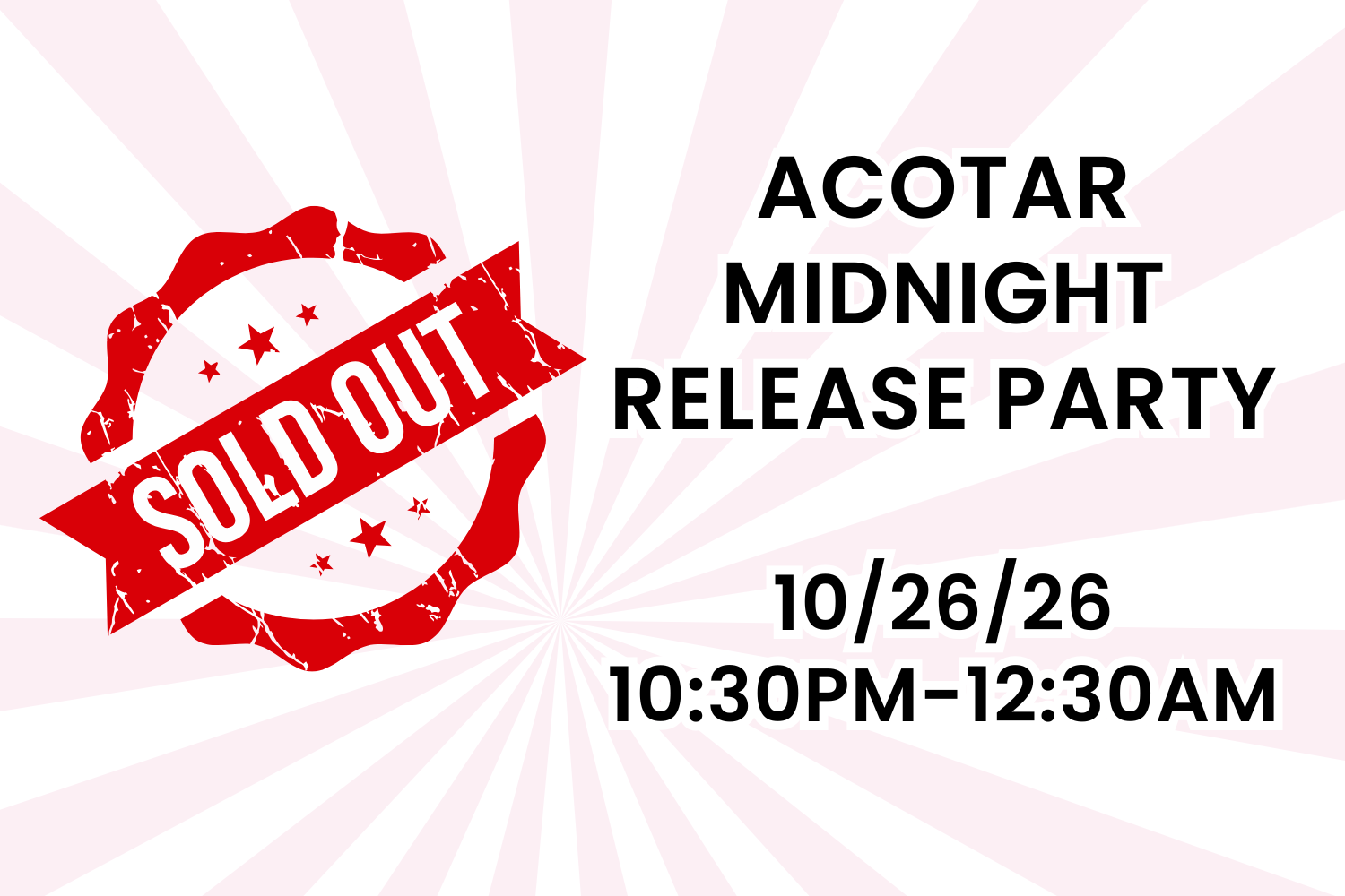 ACOTAR Midnight Release Party