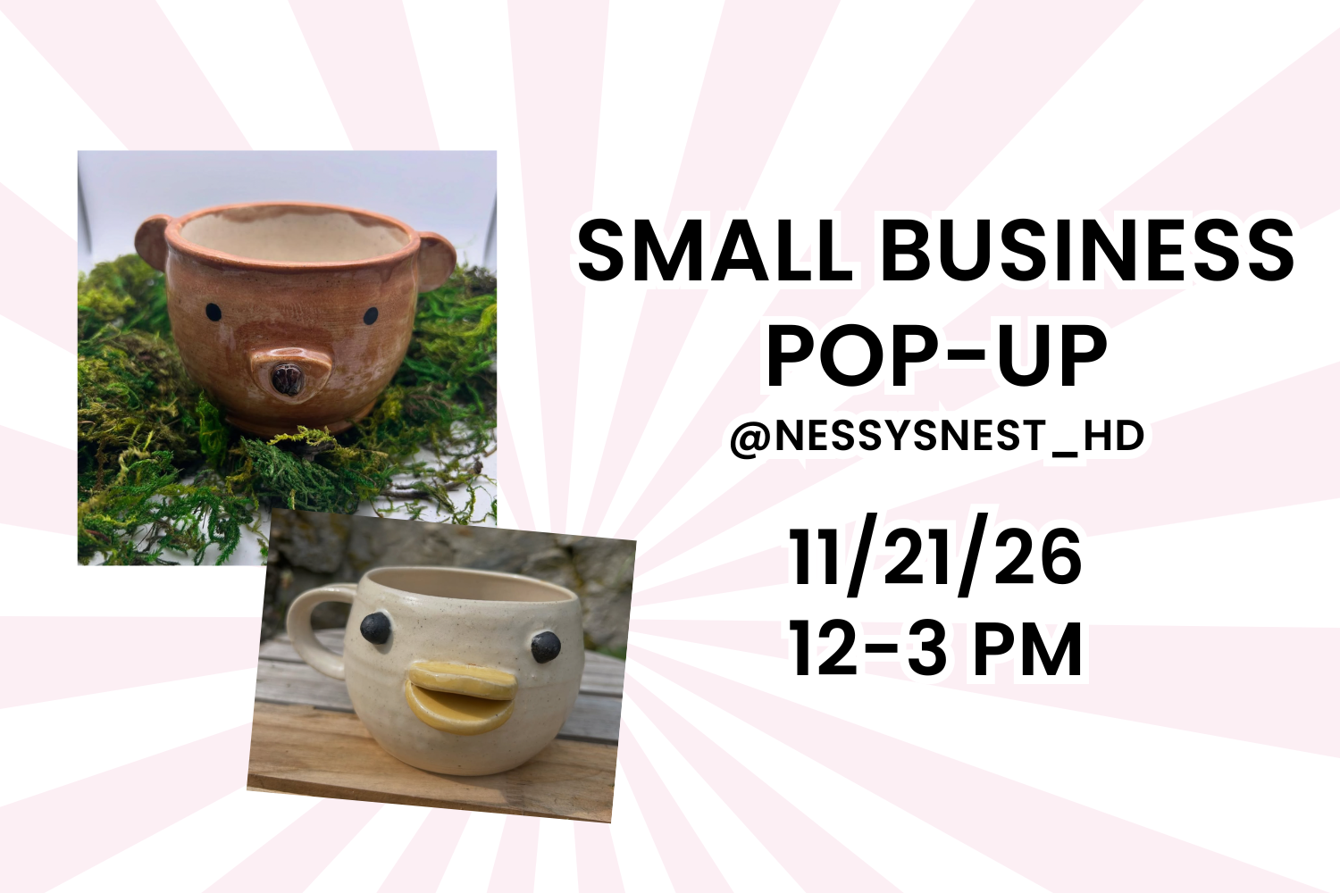 Small Business Pop-up: @NessysNest_HD
