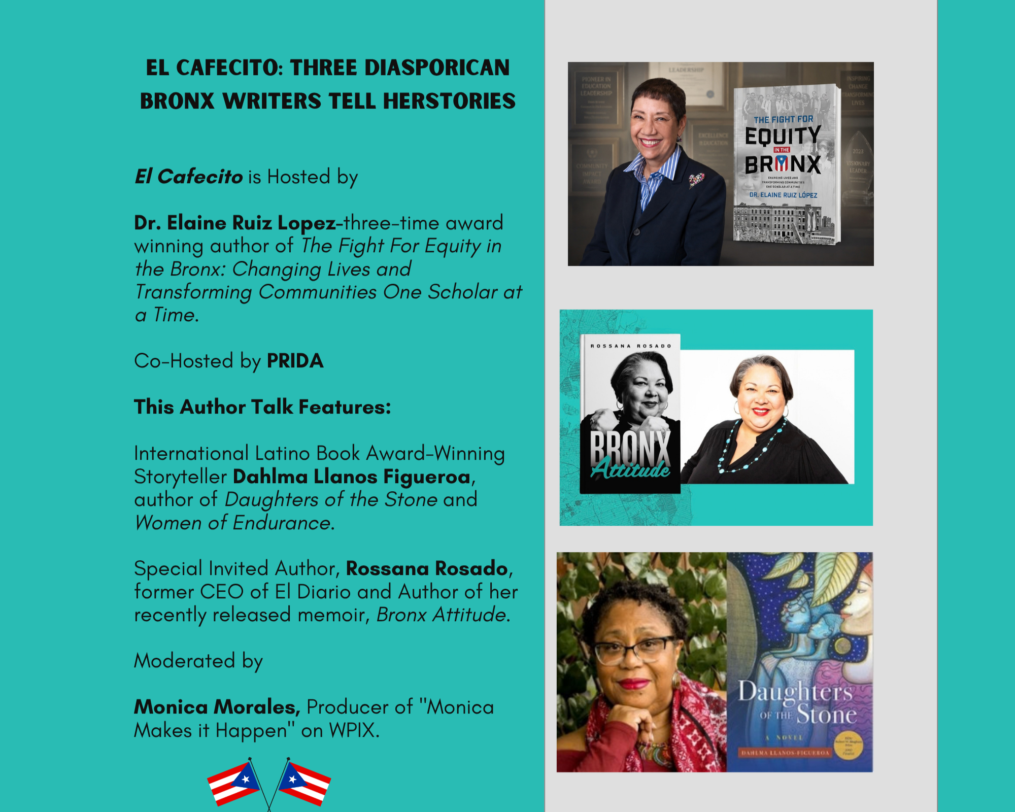 El Cafecito: Three Diasporican Bronx Writers Tell Herstories