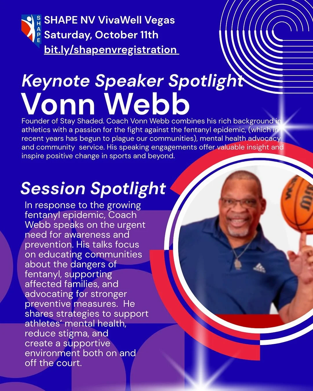 Thank you to Derek Thomas and SHAPE VIVAWELL VEGAS, NV for inviting me to be their Keynote speaker. I truly appreciate all of you! My mission is spread Fentanyl awareness, education, and inspire conversations in regard to the epidemic our communities