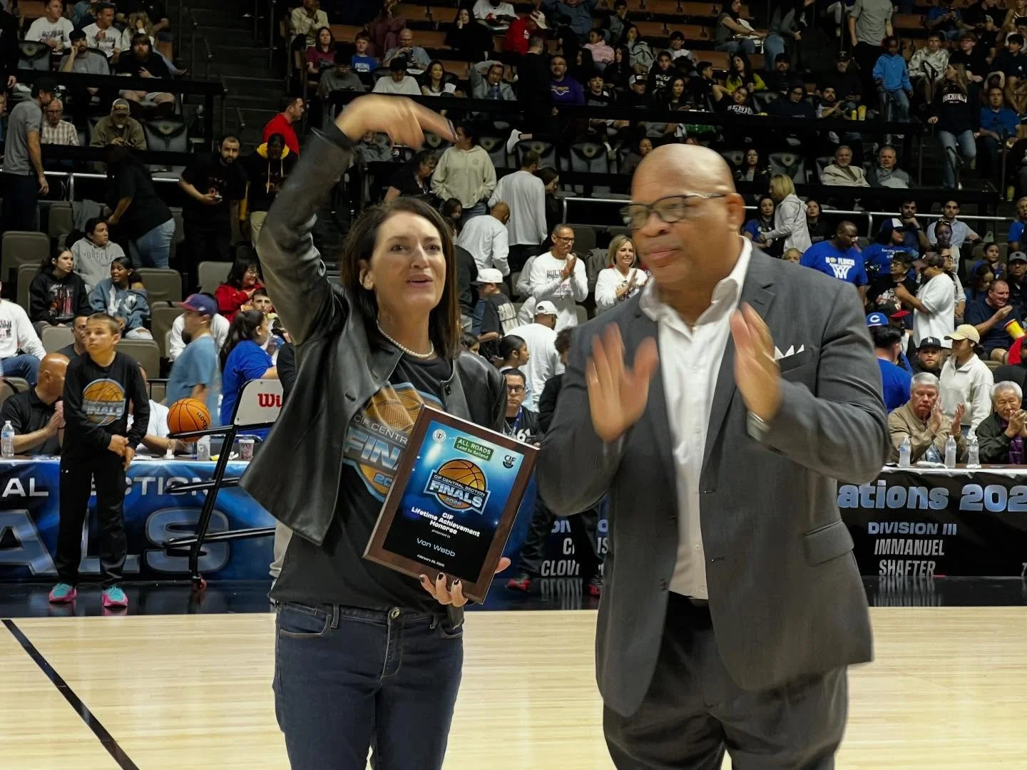 I would like to thank my family, friends, former players, and assistant coaches for being in the house with me last night to be a part of my CIF Lifetime Achievement Award presentation! Next to God, your love and support over the years has been the d