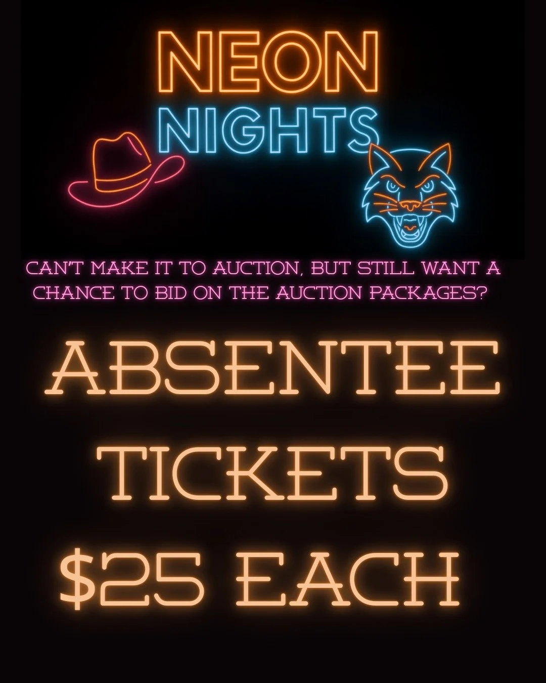 🚨 Neon Nights Auction = 🔥🔥🔥
The auction packages are next level...trips, experiences, luxe goodies, and one-of-a-kind finds you won&rsquo;t see anywhere else.

Can&rsquo;t make it to Neon Nights? Don&rsquo;t worry ...you can STILL get in on the a