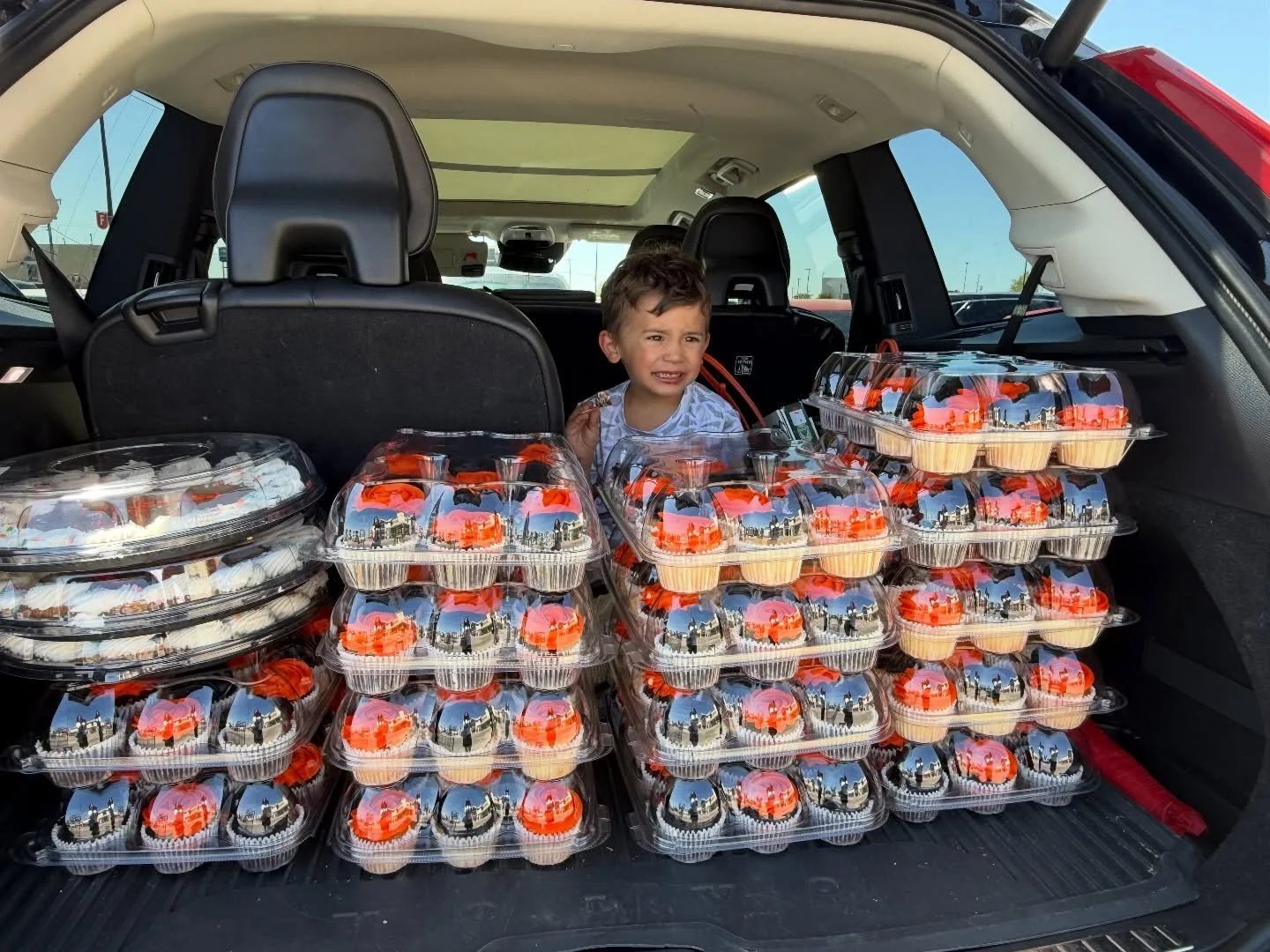 3 cakes. 16 dozen cupcakes. One very sweet contribution to the Vandagriff Carnival Cake Walk.

Because when it comes to showing up for our school&hellip; we don&rsquo;t just participate....we bake it happen 🍰💫