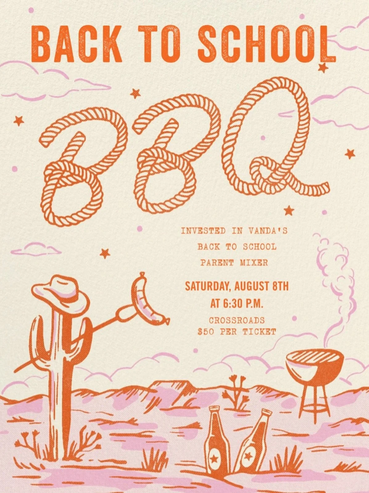 🎉 Kick off the school year with a night out at our Back-to-School Parent Mixer! 🎉

Join us at Crossroads for a fun, adults-only evening hosted by Invested in Vanda benefiting Vandagriff Elementary. It&rsquo;s the perfect chance to unwind before the