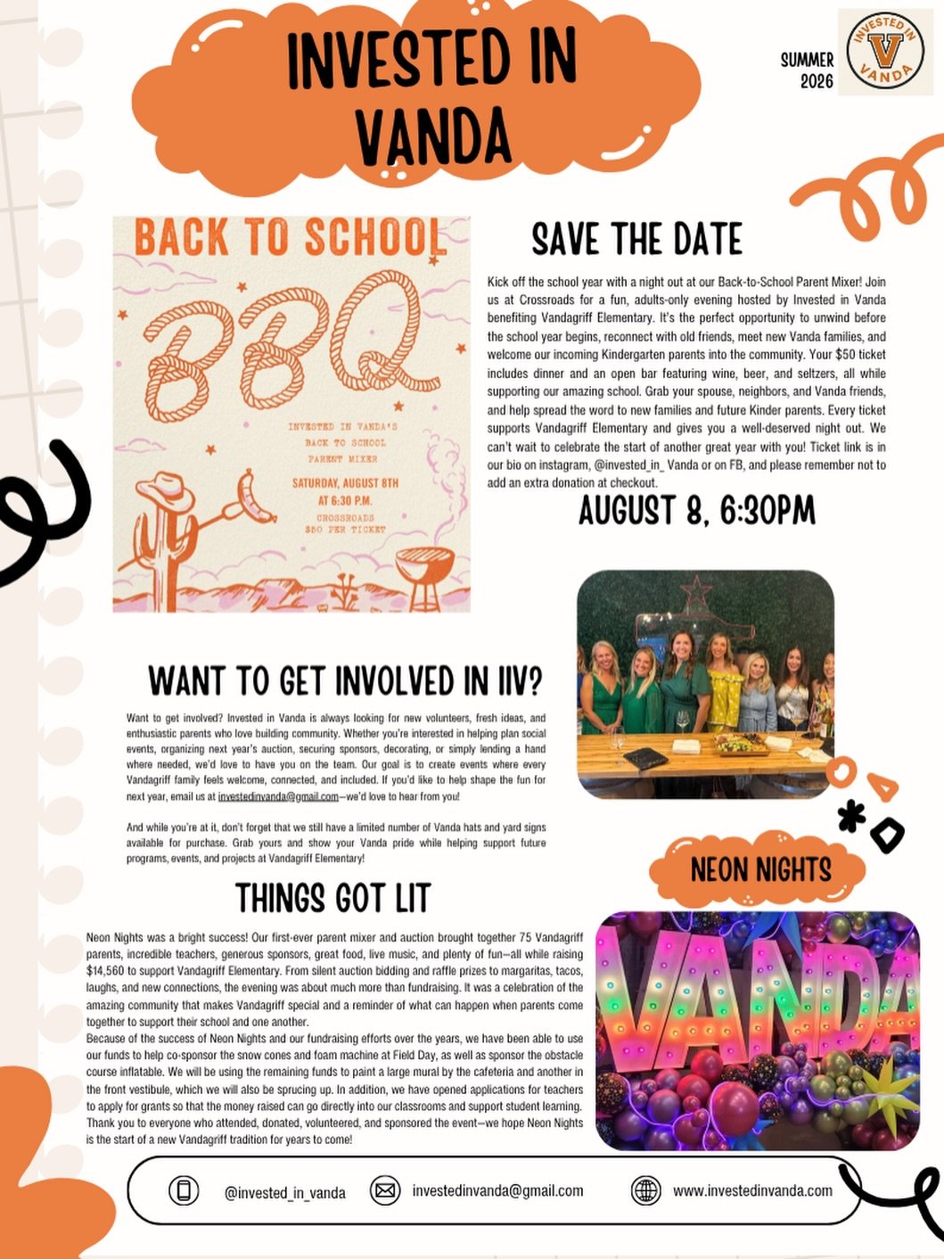 ✨ It&rsquo;s been a minute, but we&rsquo;re SO back, baby! ✨

The latest Invested in Vanda newsletter is here, and it&rsquo;s packed with everything you need to know:

💰 Where YOUR fundraising dollars are going
📅 Important dates to save (August 8, 