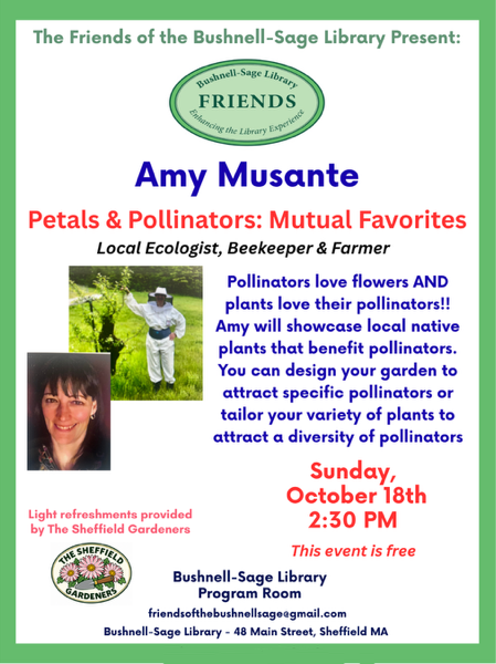 Poster for Amy Musante event