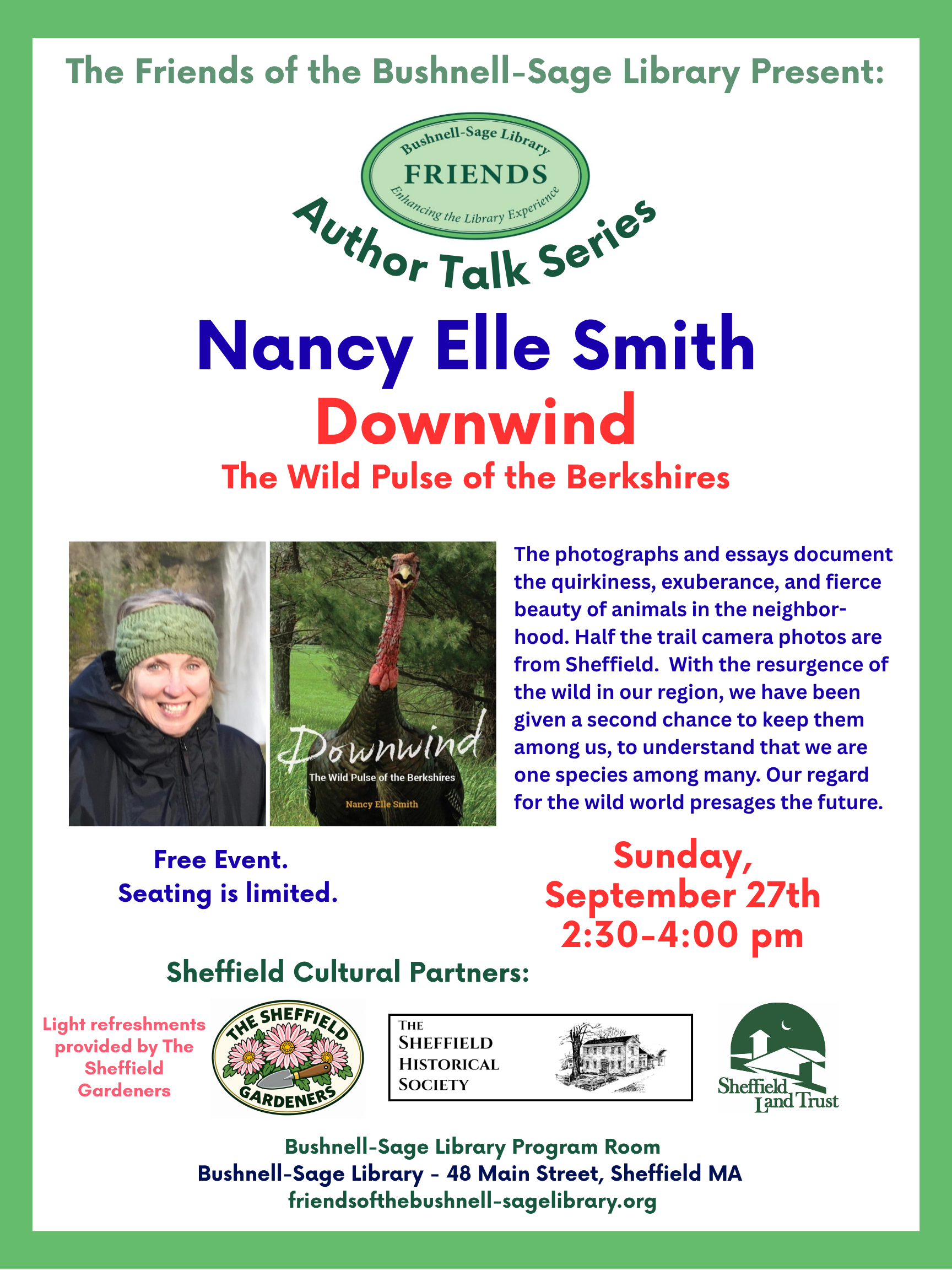 Image is a flyer about the event