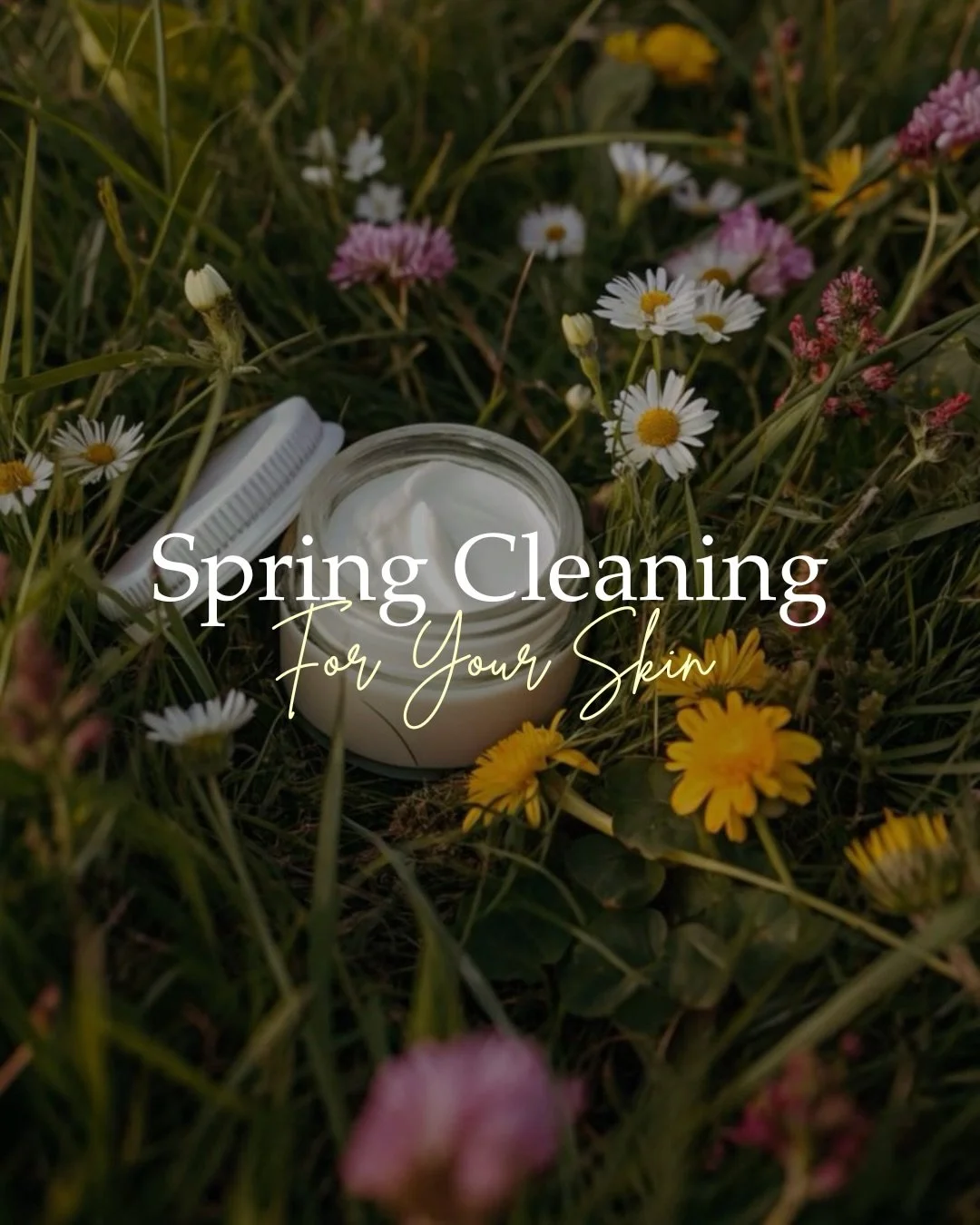 When the seasons change, your skincare should too ☀️✨

Spring is the perfect time for a reset:

-Check expiration dates and toss old products + makeup

-Clean your makeup brushes

-Wash sheets, pillowcases &amp; bedding with a gentle, fragrance-free 