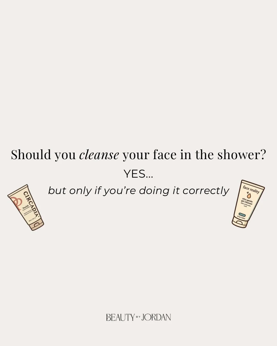 Cleansing your face in the shower? 🚿 Here&rsquo;s what you need to know 💭✨