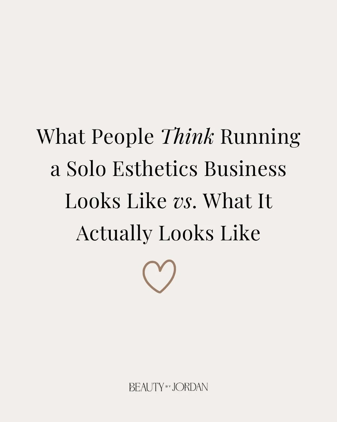 When people think of a solo esthetician, they usually think of the appointment itself.

The truth is, the treatment is only a small part of what goes into running a business. There are hours spent before, between, and after every appointment answerin