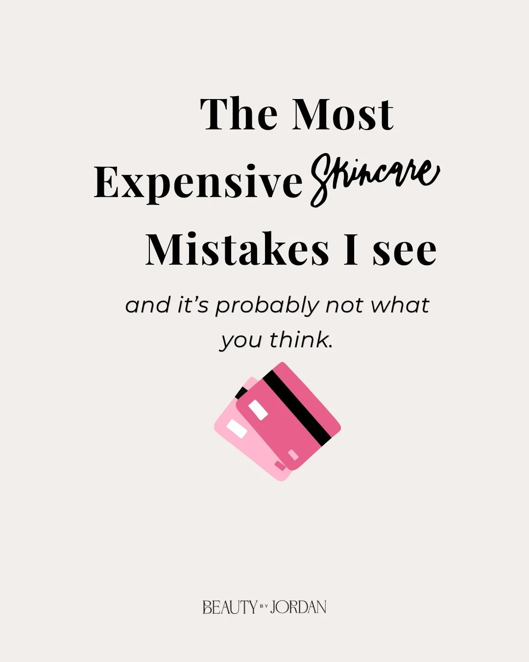 The most expensive skincare mistakes I see&hellip; and no, it&rsquo;s usually not buying an expensive product. 

It&rsquo;s spending months (or years) trying to figure your skin out through trial and error.

✨ Trying to recreate professional treatmen