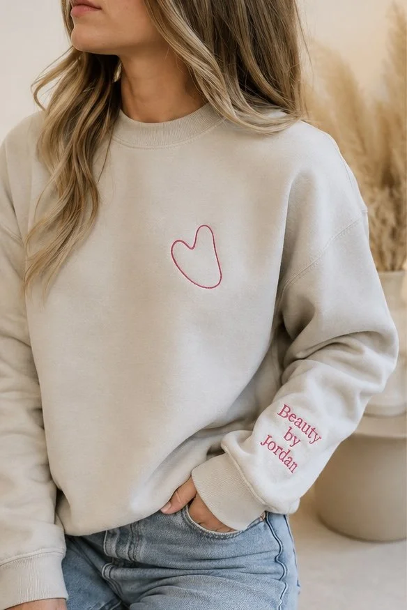 Beauty By Jordan Crew Neck Sweatshirt