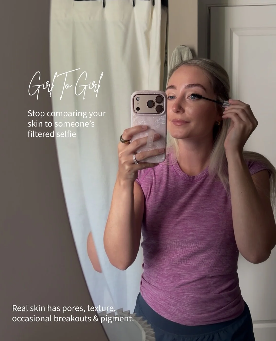 Just a little girl to girl skincare talk 🤍

Because sometimes the things your skin needs most aren&rsquo;t another product or another trend - it&rsquo;s consistency, patience, and knowing what actually works for YOUR skin.

Consider this your friend