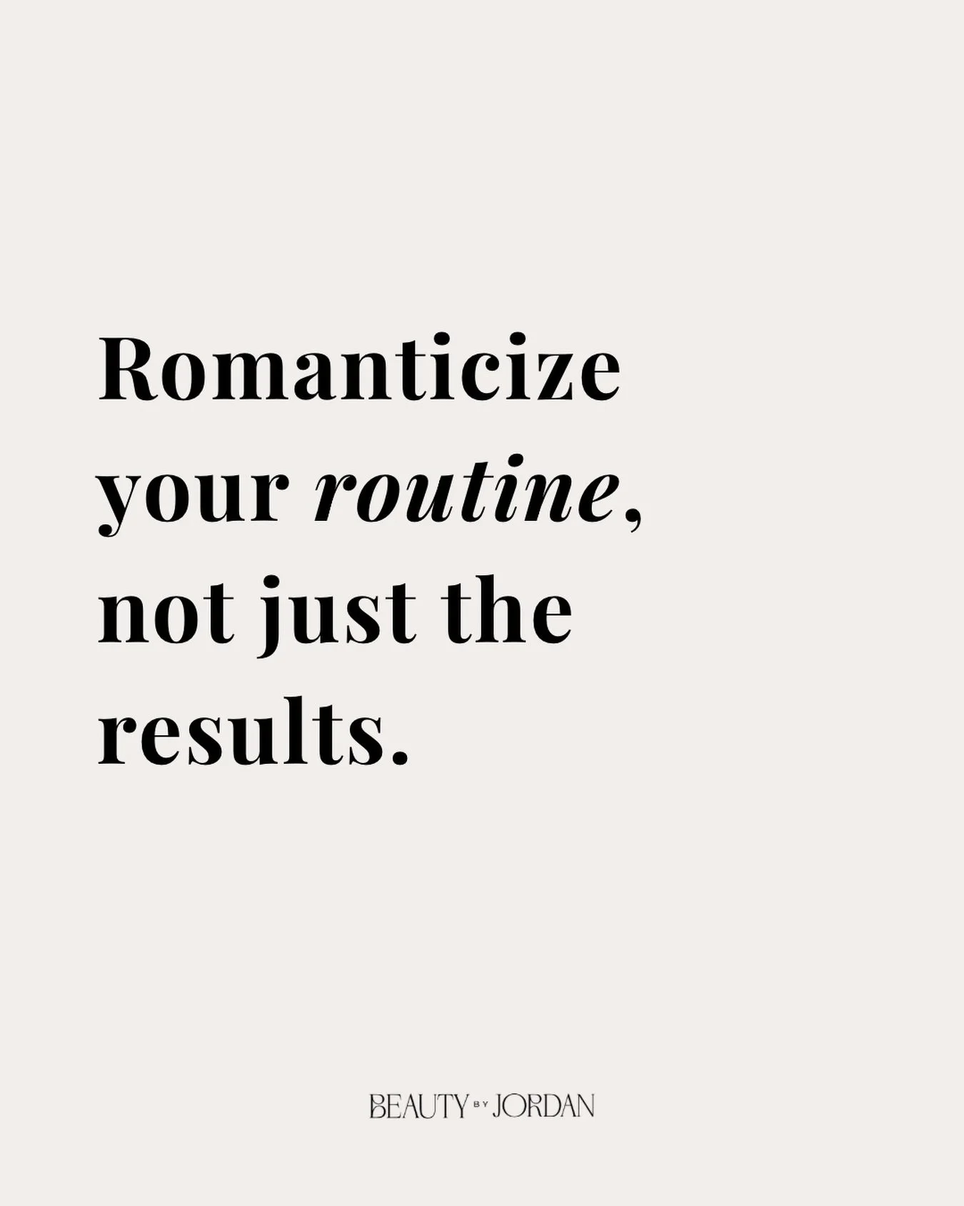 Your skincare routine should not be another thing to check off your to-do list. 📋 🤍

I want you to look forward to your morning and nighttime routines, not just because of the results you&rsquo;re working toward, but because of how those few minute
