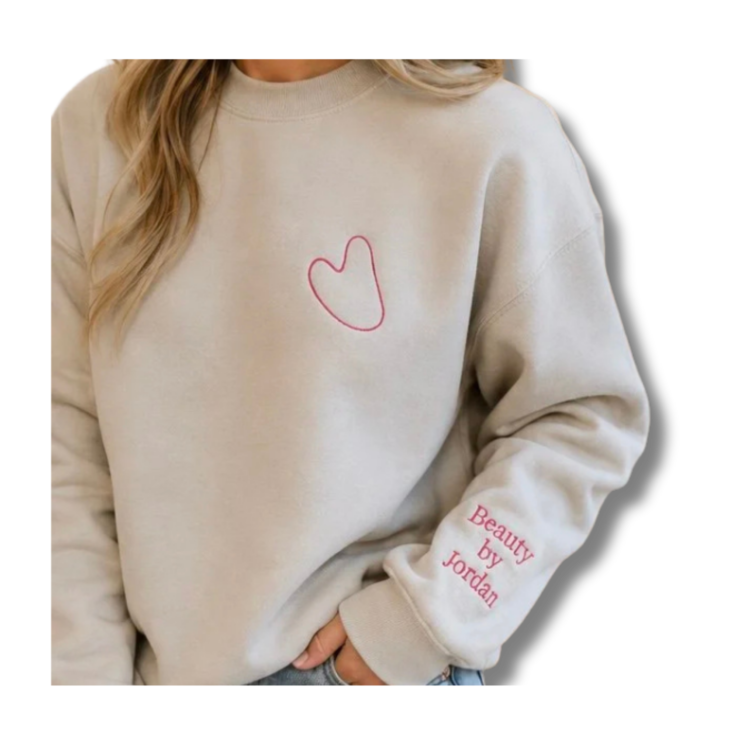 Beauty By Jordan Crew Neck Sweatshirt