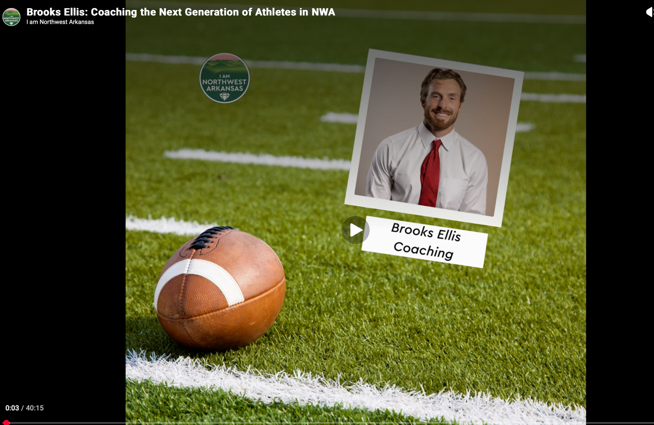david brooks ellis speaks with I am Northwest Arkansas about coaching athletes and the impact that each interaction has not just on their athletic journey but throughout their life. this podcast was conducted in early 2024 in fayetteville, arkansas