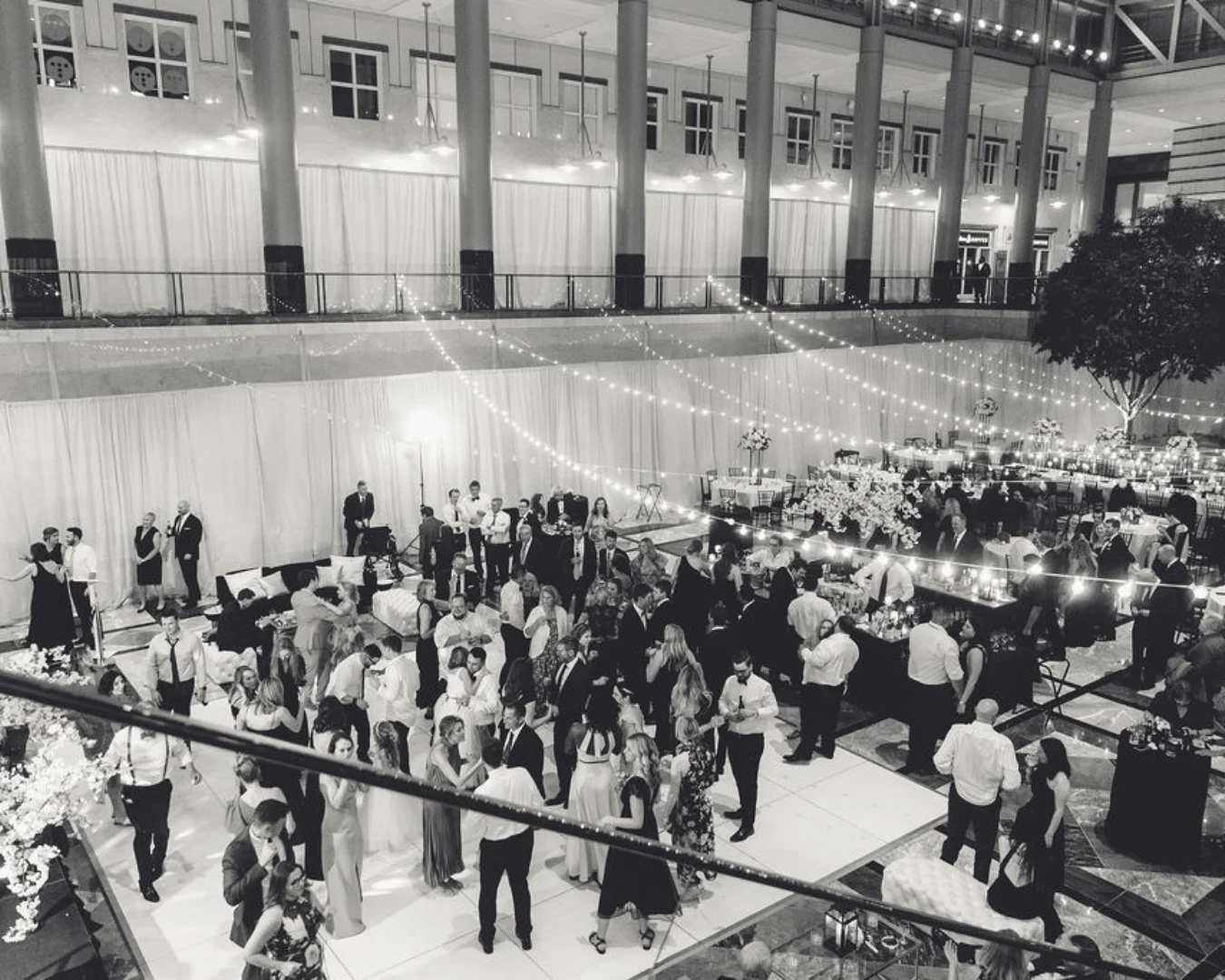 THIS is how you celebrate! 🥂 

There is nothing quite like being on a dancefloor surrounded by the love and laughter of your favorite people. You can practically hear the music and feel the joy radiating from the photo. The celebration was electric,