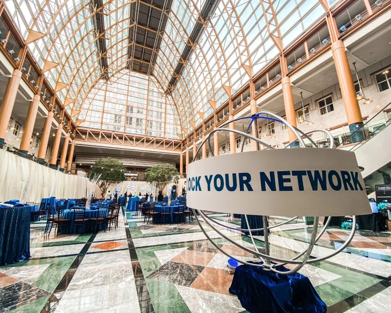 Unlock your network against a truly monumental backdrop. When your corporate event deserves more than a ballroom, Founders Hall in Uptown Charlotte offers the scale, sophistication, and central location your team needs to thrive.

Tap the link in our