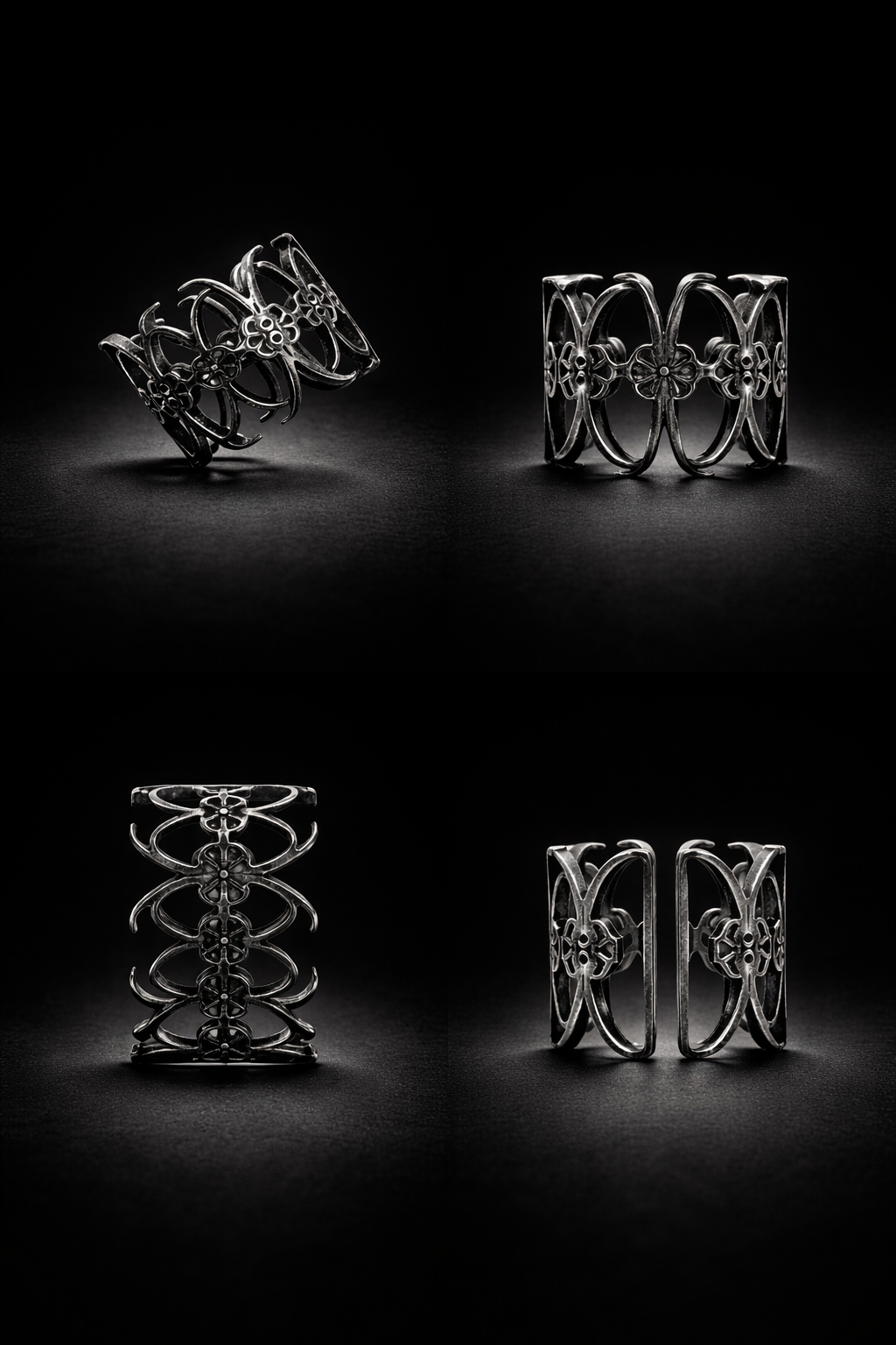 Sterling Silver Ring with Open cuff by The Premise made in NYC