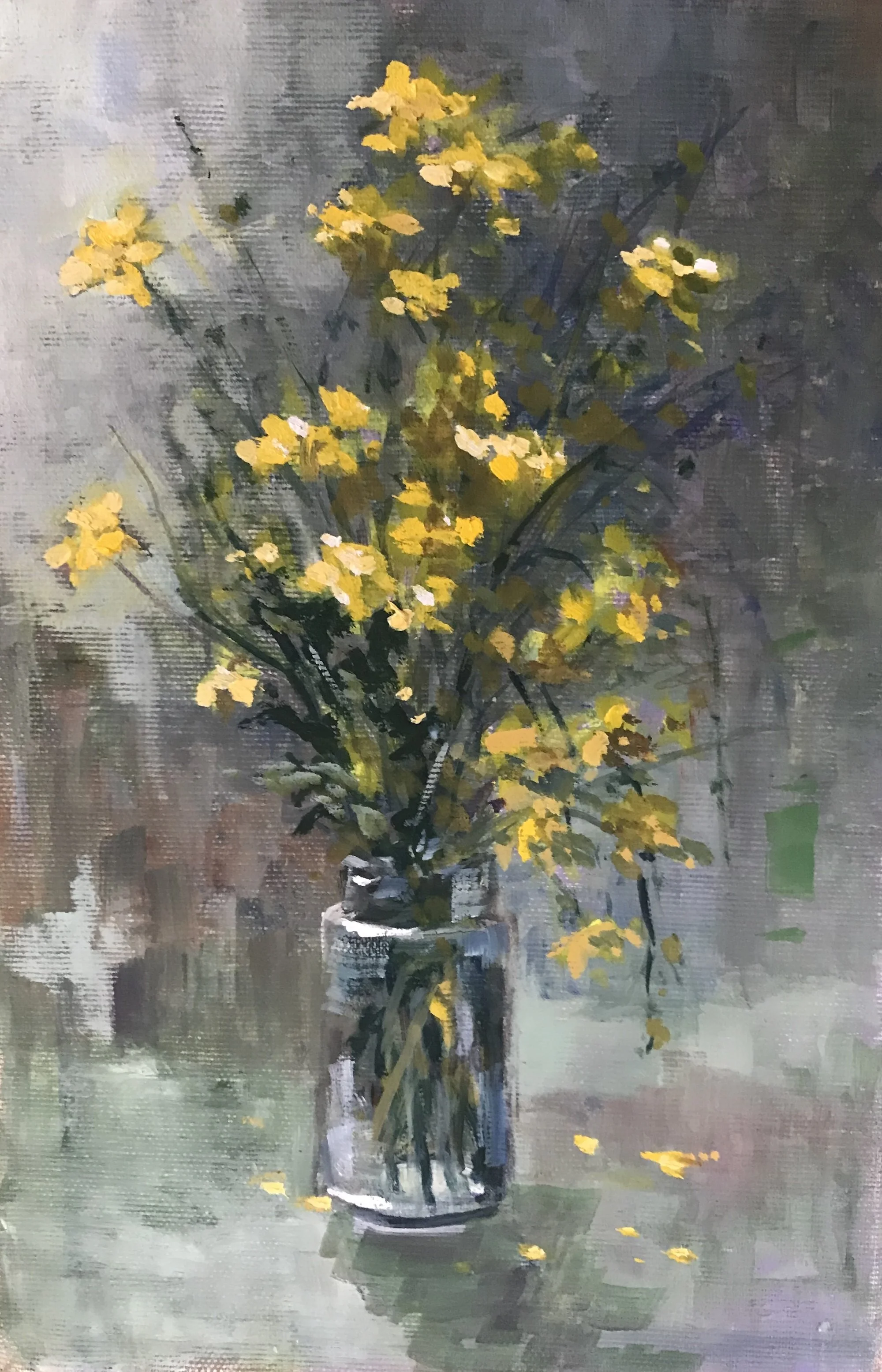 Buttercups - Oil on Canvas - 20 x 30cm (Unframed) - £400