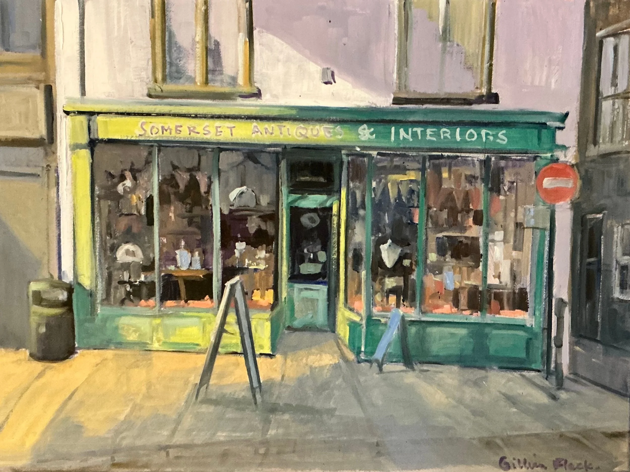 Antiques - Oil on Canvas - 40 x 30cm (Unframed) - £200