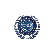 Seal of the American Institute of Legal Professionals indicating 'Lawyer of the Year 2022'.