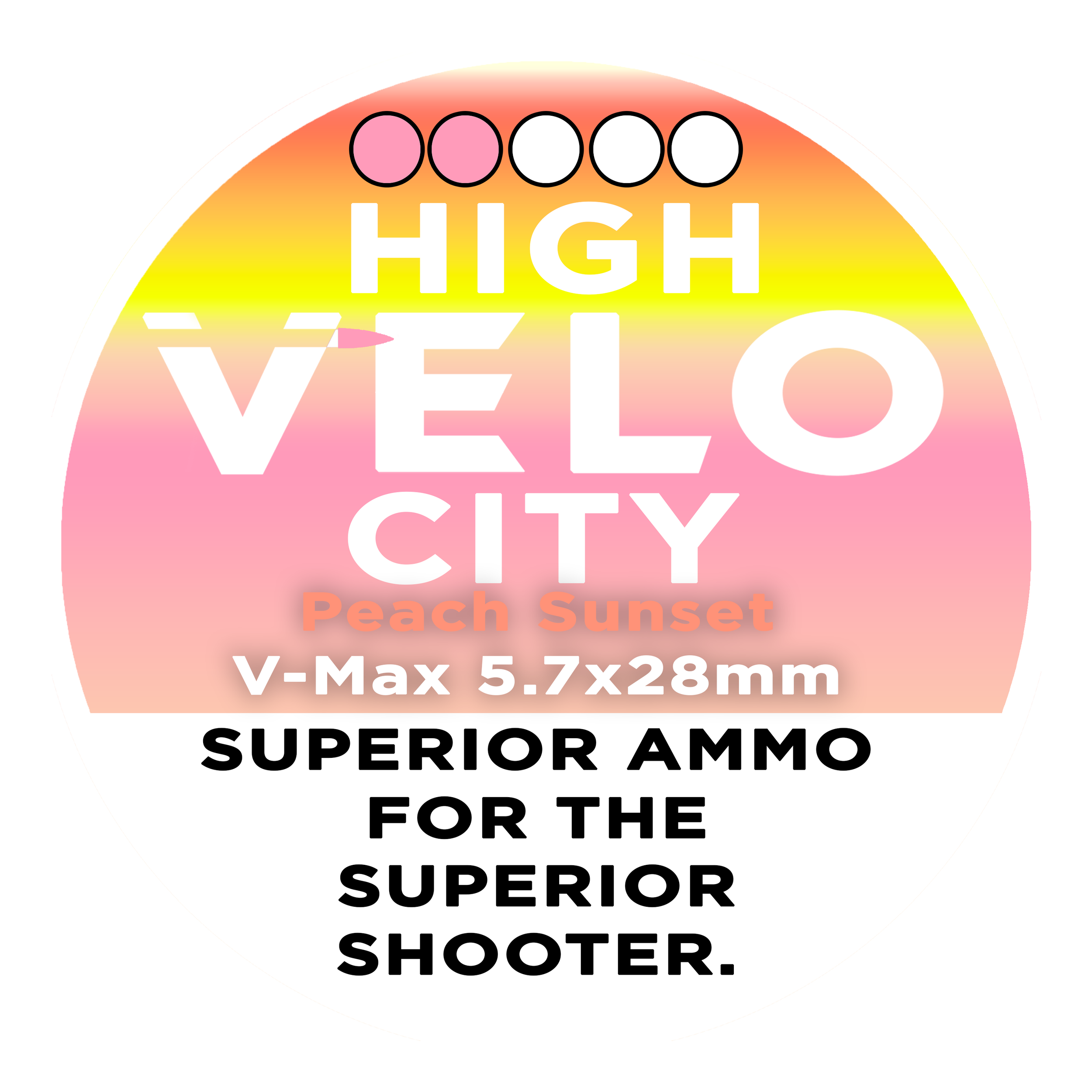 HIGH VELOCITY - Peach Sunset