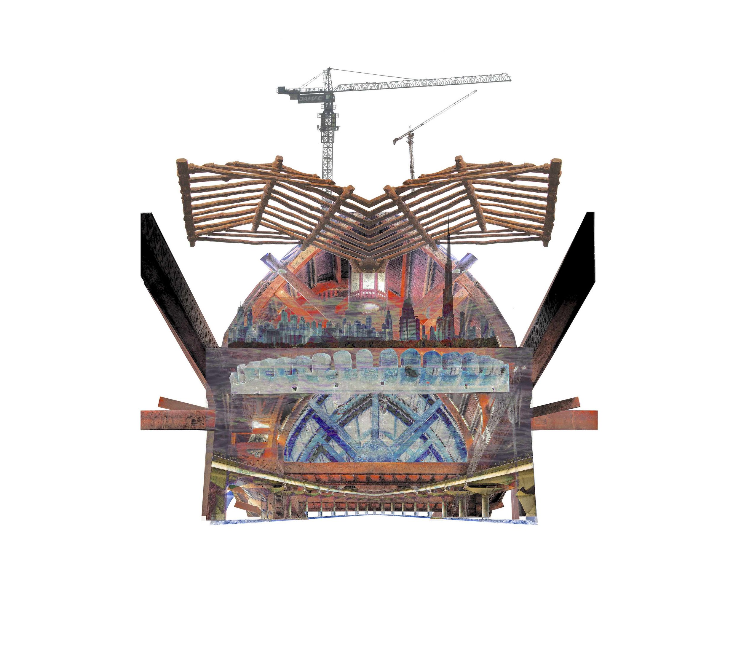 Dubai Deira, 30X30, Digital, Print