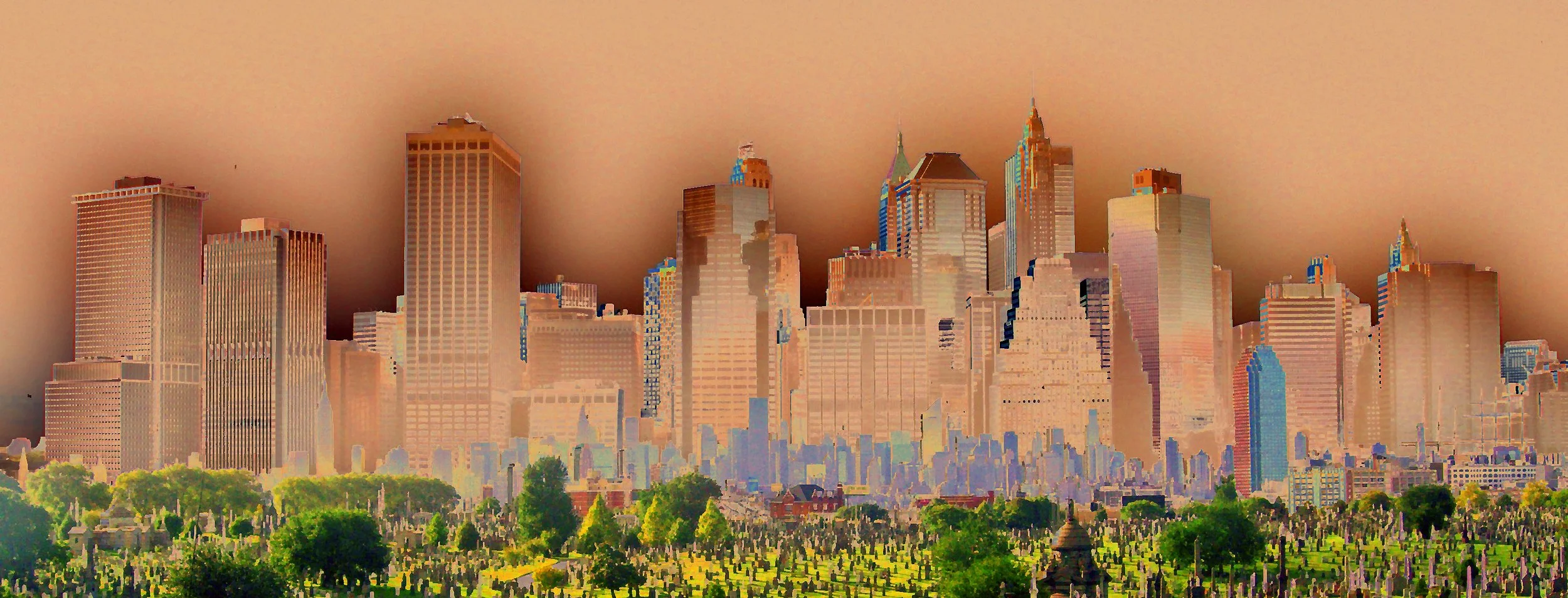 NYC Skyline, 50x19, Digital, Print