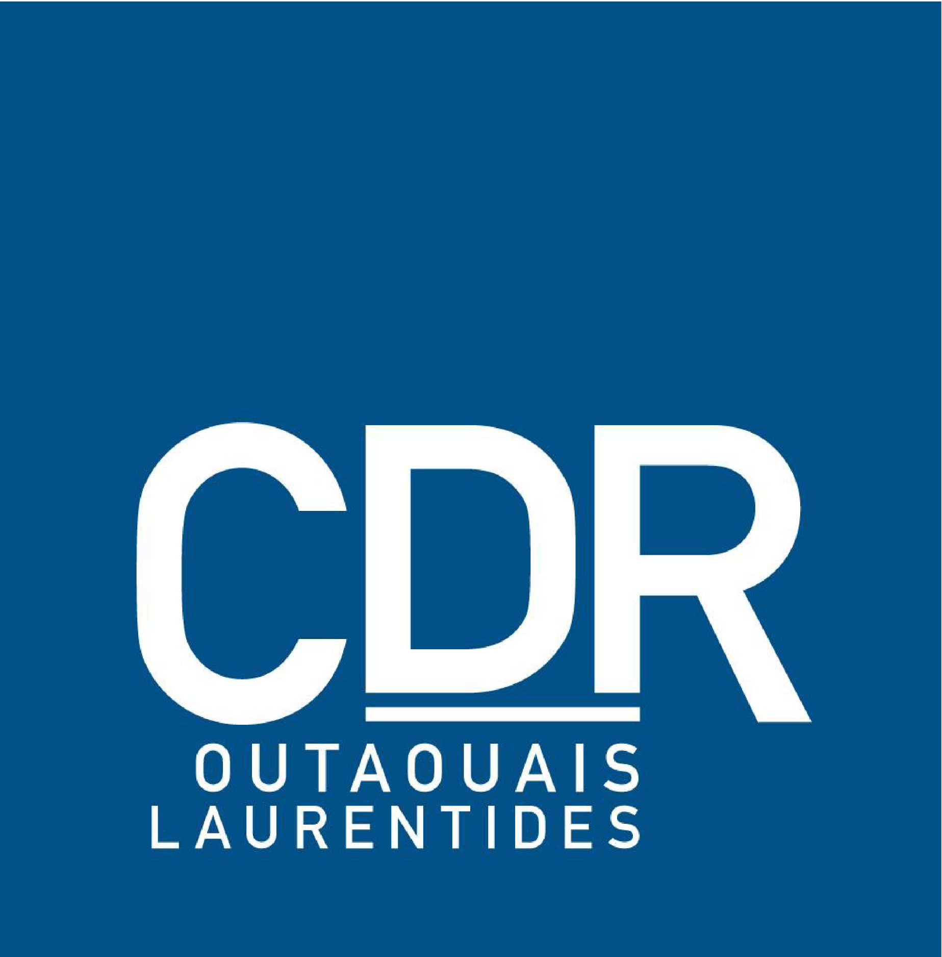 Logo du CBC Outaouais Laurentie avec un fond bleu et le texte en blanc.